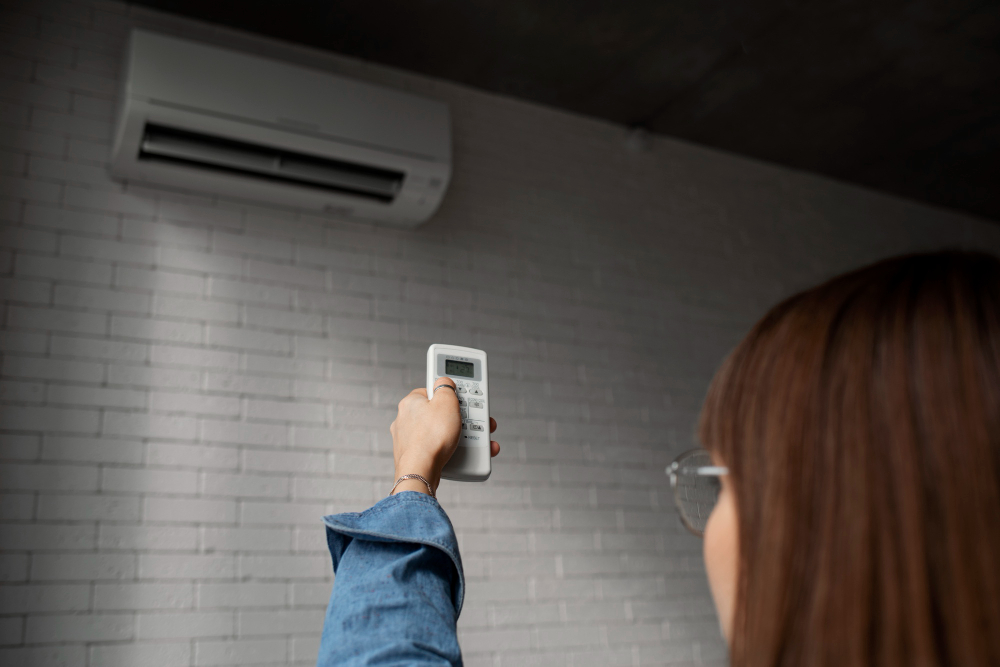 Ustawienie klimatyzatora typu split za pomocą pilota