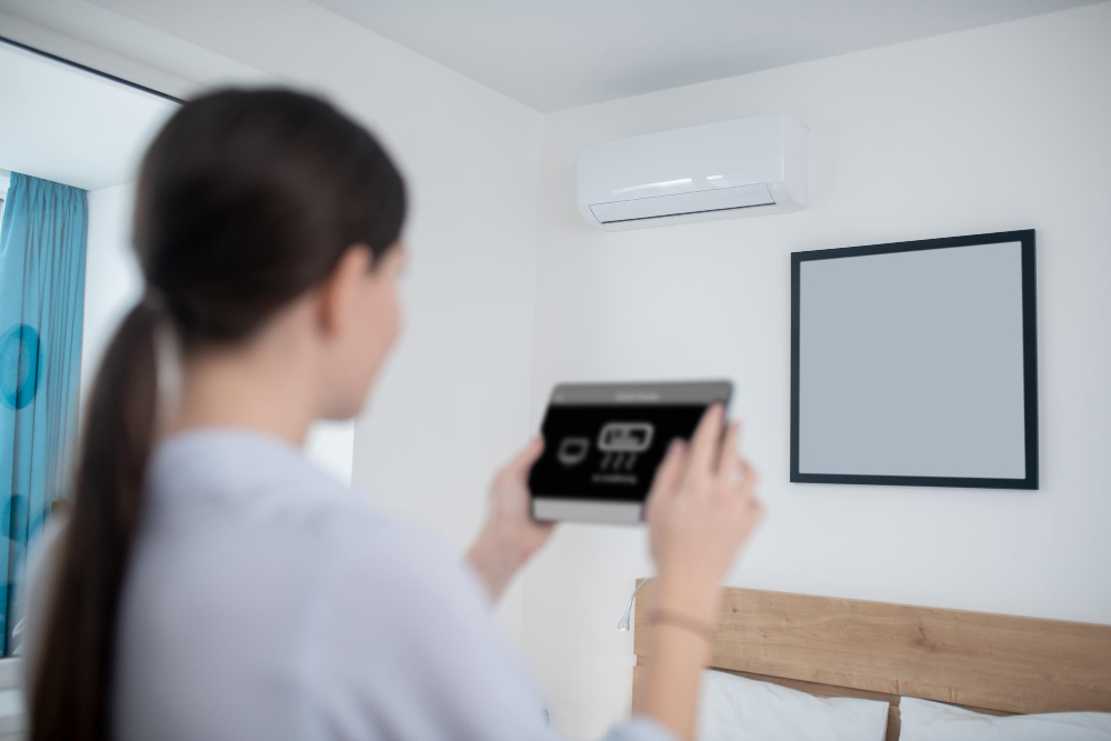 Klimatyzator obsługiwany przez aplikację Smart